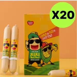 동원 친친 콘치즈 소시지 스위트콘 간식 10입 X 20팩 BNS