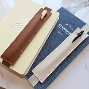 다꾸용 다이어리 가죽 펜슬홀더 볼펜꽂이 밴드형 판촉물 탄성 다이어리소품 펜슬파우치