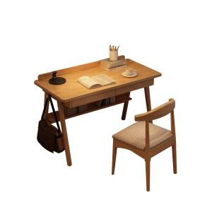 데스크 노트북 원목 책상 1000 서랍 1400 800 선반 높낮이조절 포함 1200