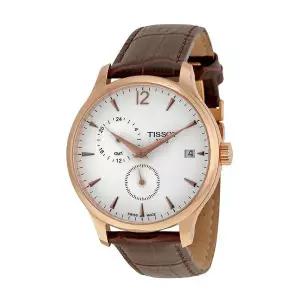Tissot 티쏘 트래디션 로즈 골드톤 남성용 시계 T0636393603700