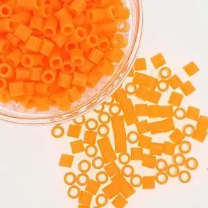 [제이프로젝]말랑비즈 펄러 단품 주황 100g 펄러비즈 젤리비즈 컬러비즈 유아비즈 비즈공예