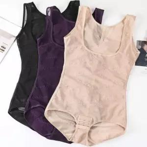 [모두모아]여성 바디 쉐이핑 크로스 점프슈트 올인원 보정속옷 여성보정속옷 니퍼 바디쉐이퍼 코르셋