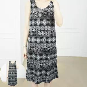 스판원피스 여름 빅사이즈 나시 롱 스판 쿨 원피스 국내생산