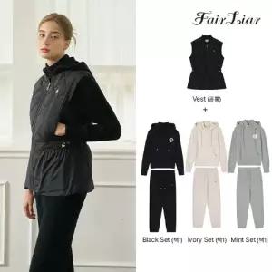 [FAIR LIAR] 페어라이어 Pearl 레이디 셋업 2종+패딩 베스트1종