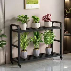 이동식 화분 정리대 발코니 다육이 식물 스탠드 거실