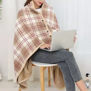 극세사 똑딱이 망토 입는 담요