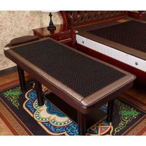 게르마늄 원 1인 방석 장판 건강 사무실 돌침대 맥반석 찜질기 발열 자기 전신