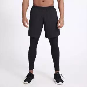 [셀러허브]러닝 트레이닝 9부 일체형 반바지 레깅스 LM-0732 (S41562173)