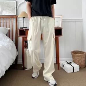 와이드핏 여름 쏠머 남성 사라쿨 카고 와이드팬츠