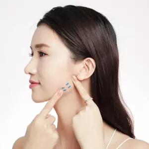 페이스라인 팔자주름 테이프 패치 리프팅밴드 이마주름 주름스티커 얼굴살땡김이 1매 4개입 미간