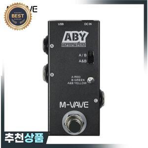M-VAVE ABY 라인 셀렉터 AB 스위치 기타 이펙트 페달 트루 바이패스 베이스 박스 - 채널