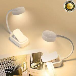 미니 클립 북 램프 LED 테이블 눈 보호 3색 배터리 구동 야간등 휴대용 침대 옆 학생 독서등