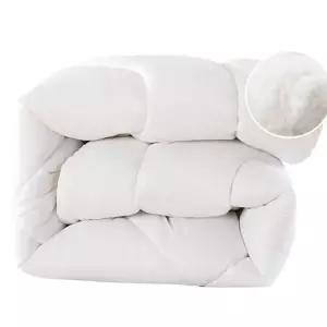 싱글 이불 솜 먼지없는 통기성 더블 사계절 이불 솜 여름 겨울 마이크로 화이트 생활용 화이버 구스 호텔