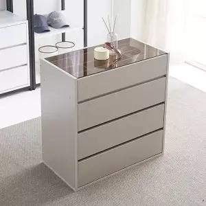 아일랜드 서랍장 시스템 악세사리 디바이더 드레스 룸 서랍장 옷방 정리함 오픈형 화장대 침실 소품 그레이