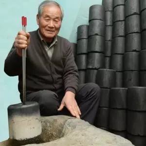 알루미늄 연탄집게 590mm / 연탄난로 번개탄 바베큐 작화탄 구공탄 갈탄 집게