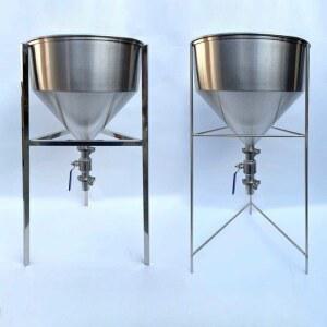 초대형 대형 호퍼 소분기 두꺼운 대용량 곡물 거치대 밸브 브라켓 깔 기 호퍼 7L 스탠드