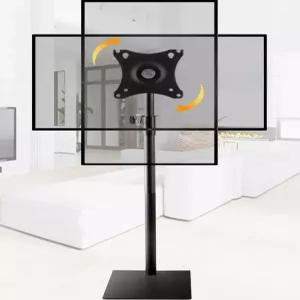 스탠드형 tv거치대 55인치 이동식 두꺼운 블랙 티비 반주기 대형 거치대 받침대 이젤형