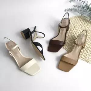 여성 샌들 슬링백 미들힐 구두 103033