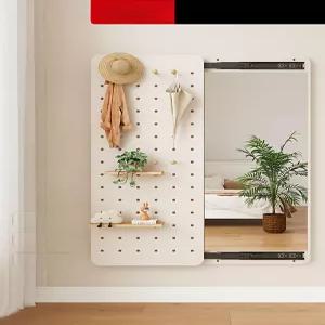 전신거울 옷걸이 일체형 벽걸이 현관용 숨겨진 거울 옷장형