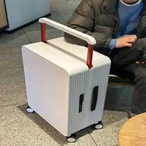 캐리어22인치 암호잠금 하드케이스 승무원 캐리어인치