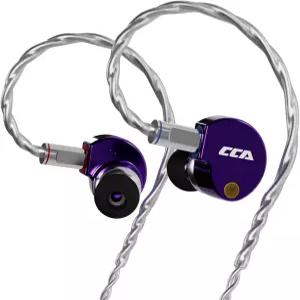 CCA 피닉스 인이어 모니터 헤드폰 듀얼 마그넷 다이내믹 드라이버 IEM HiFi 클리어 사운드 및 딥 베이스