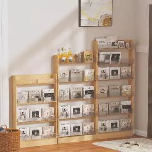 아크릴 전면 책장 벽걸이 수납함 거치대 전면책장 벽선반 수납 수납장 미니