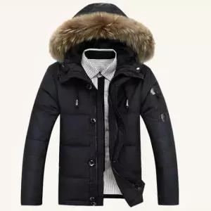 남자경량패딩점퍼 겨울 여행 후드털 패딩 빅사이즈 검정 데일리 패션