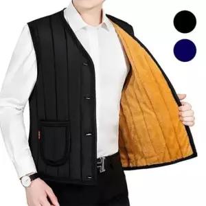 [의류] 경량 융털 베스트 2color 방한 깔깔이 패딩 누빔 조끼 조끼 패딩
