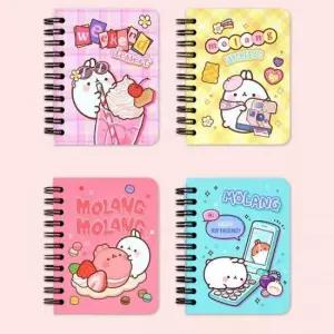 [문구] 1000 몰랑 좌철 수첩 20개입 1박스-포켓수첩 미니사이즈 북마크 생활메모 휴대간편 학원 마켓데이