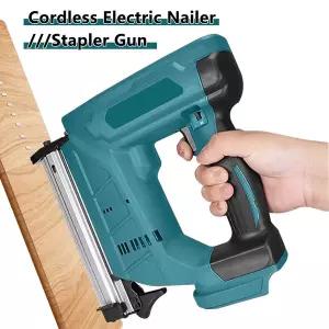 전기타카 실타카 타정기 레일건 무선 네일 손톱 건/스테이플러 전동 건 목재 프레임 스테이플러 못 박는 기