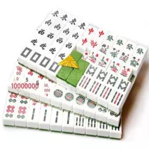 마작 세트 보드게임 고급 여행용 전통 깔끔한인쇄 마작세트 미니 패 마작패