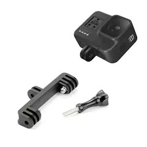 고프로 호환 액션캠 더블 마운트 거치대 마이크 LED 조명 브라켓 (KYR-W77A197)