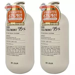 바이아우어 맥주효모 헤어트리트먼트 엠버우드 1.5L 2개