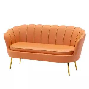 원룸용 소형 패브릭 심플럭셔리 소파 2인 골드다리