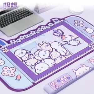 게이밍 장패드 마우스패드 대형 잠금테두리 사무실 손목보호 귀여운 도톰