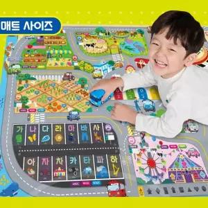 어린이 바닥매트 학습 놀이매트 타요 도로놀이 코딩 한글 영어 폴리 교통안전