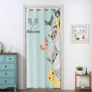 커튼 중문 압축봉 문 가림막 방 도어 막 가리개 가림 문가리개 행거가 리개 림막