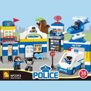 경찰차 유아블록 조카선물 옥스포드 조립블럭 소근육발달 EQ 아기장난감