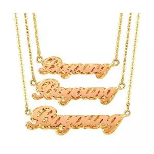 14K 온리원 이니셜 목걸이