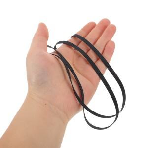 2pcs 턴테이블 벨트 탄성 고무 드라이브 레코드 플레이어 플래터 홈 스튜디오 오디오 장비 용 부품