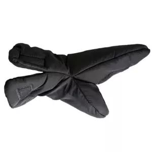 겨울 유모차 손잡이 장갑 방한 패딩 기모 핸드 커버 손 머프 찍찍이 고정 벨크로 워머 검정