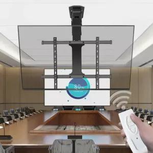 천장 TV 전동 플립 브라켓 전동 회의실 모니터 거치대 스마트 사무실 거치대