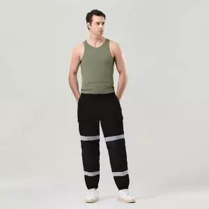 봄 여름 바이크 오토바이 바지 팬츠 라이딩 모터사이클 남자 남성 반사 패치워크 조깅 비상 길가 작업용 졸