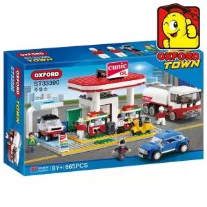 [옥스포드]ST33390 타운주유소 블록 장난감