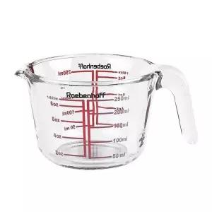 손잡이 내열유리 계량컵 250ml 뜨거운물ok 용량조절 주방 요리필수템