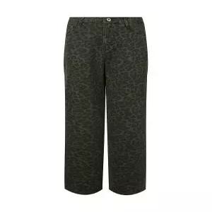 [버커루][버커루] 여성) 레오파드 와이드 팬츠 (B253PT900P) (P003768548)