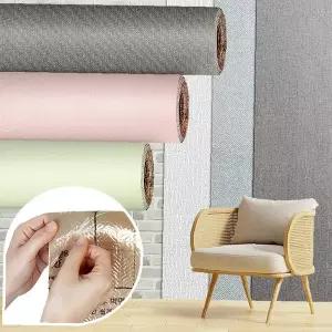 실크질감 인테리어 벽면장식 시트지 1M 2.5M 가정용 거실 침실 셀프시공