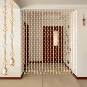 주렴 발커튼 식당 중국집 커텐 입구 구슬 비즈발