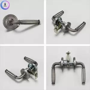 가정용 방문 열쇠없는 문고리 고급진 레버형 손잡이 욕실용 도어록 여닫이문