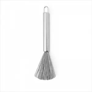기계 주방 기름때 틈새 청소 브러쉬 스텐리스 멀티 철솔 손잡이 수세미 금속용
